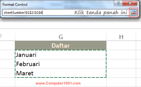 Pilih Input range sel daftar nama chart Pilih Input range sel daftar nama chart