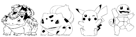 Pokemon Kiddy Ding - Dingbat Font Pokemon Kiddy Ding - Dingbat Font