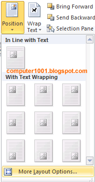 Picture - Position - More layout options