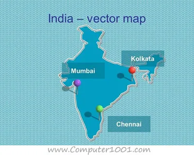 PowerPoint Map of India