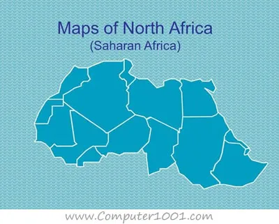 PowerPoint Maps of North Africa