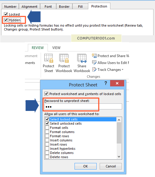 Proteksi Lembar Kerja Excel Proteksi Lembar Kerja Excel
