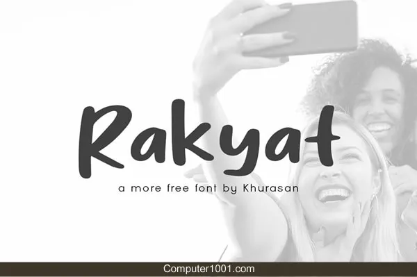 Font Tulisan Tangan Rakyat