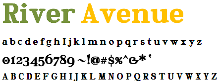 River Avenue - Font River Avenue - Font