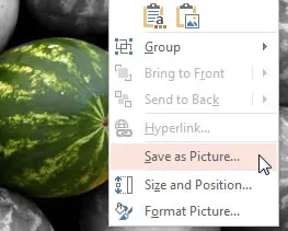 Save as Picture