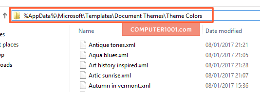 Search Folder Theme Colors Search Folder Theme Colors