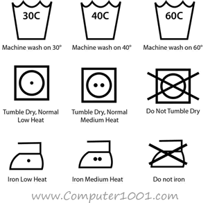 Washing Symbol Vector Pack