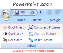 Format Adjust PowerPoint 2007 Format Adjust PowerPoint 2007