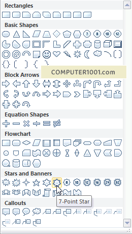 Shape Gallery Microsoft Word Shape Gallery Microsoft Word