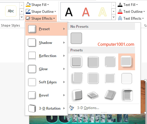 Shape Styles Shape Styles