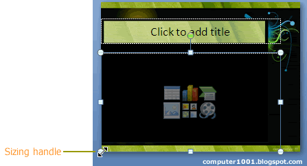 Sizing Handle PowerPoint Sizing Handle PowerPoint