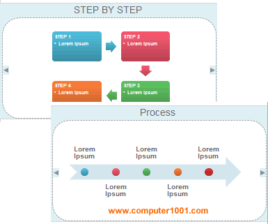 Contoh Diagram Smartart di Template PowerPoint Computer 1001 Contoh Diagram Smartart di Template PowerPoint Computer 1001