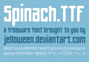 Spinach - Font Spinach - Font