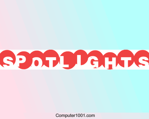 Font Bulat SpotLights