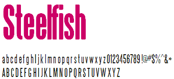 Steelfish - Font Steelfish - Font