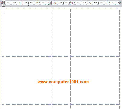 Label mail merge dalam bentuk tabel Label mail merge dalam bentuk tabel