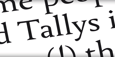 Tallys - Font Tallys - Font