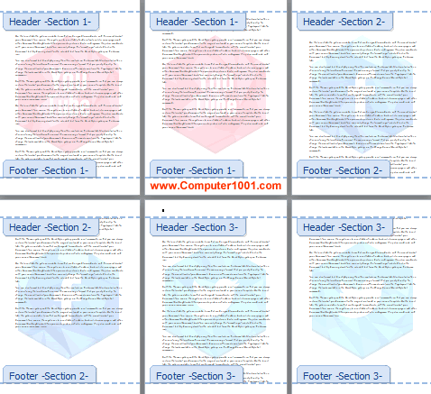 Tampilan akhir watermark gambar yang berbeda pada setiap bab Tampilan akhir watermark gambar yang berbeda pada setiap bab