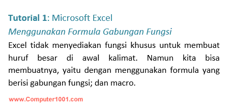 Contoh tampilan heading dan paragraf