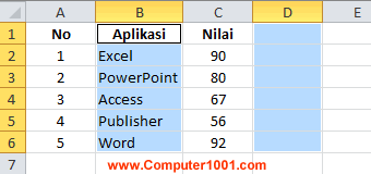Tampilan hasil semua kolom kosong sudah dihapus Tampilan hasil semua kolom kosong sudah dihapus