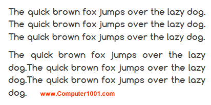 Teks acak Word - The quick brown fox