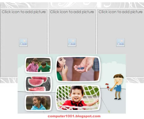 Template Foto Album PowerPoint Template Foto Album PowerPoint