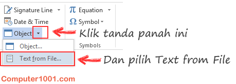 Pilih Text from File