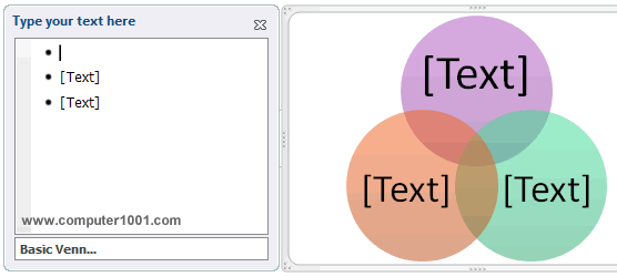 Text Pane SmartArt Basic Venn Text Pane SmartArt Basic Venn