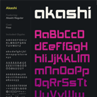 Akashi- Font Akashi- Font