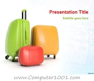 Travel Bags PowerPoint Template