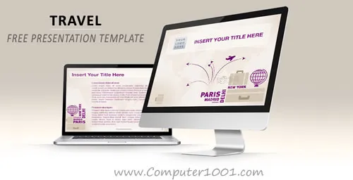 Travel Template for PowerPoint and Impress