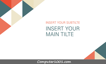 Triangle Free PowerPoint Template