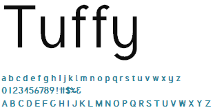 Tuffy - Font Tuffy - Font