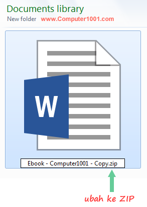 Ubah ekstensi docx ke zip Ubah ekstensi docx ke zip