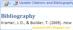 Update Bibliography Update Bibliography