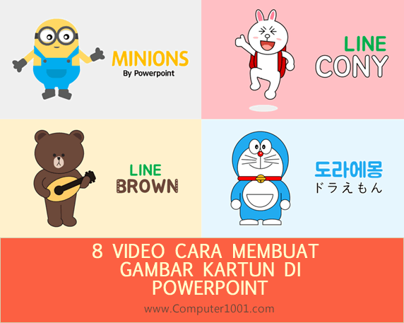 8 Video Cara Membuat Gambar Kartun di PowerPoint