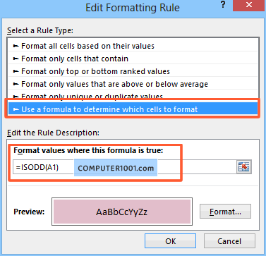 Conditional Formatting Angka Ganjil Conditional Formatting Angka Ganjil