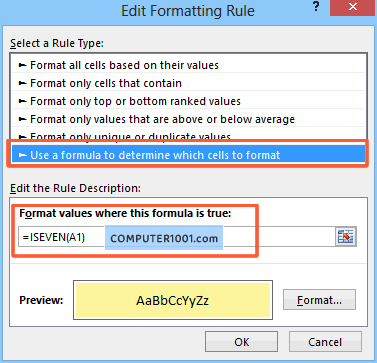 Conditional Formatting Angka Genap Conditional Formatting Angka Genap