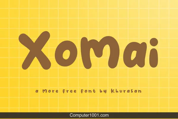 Font Tulisan Tangan Xomai